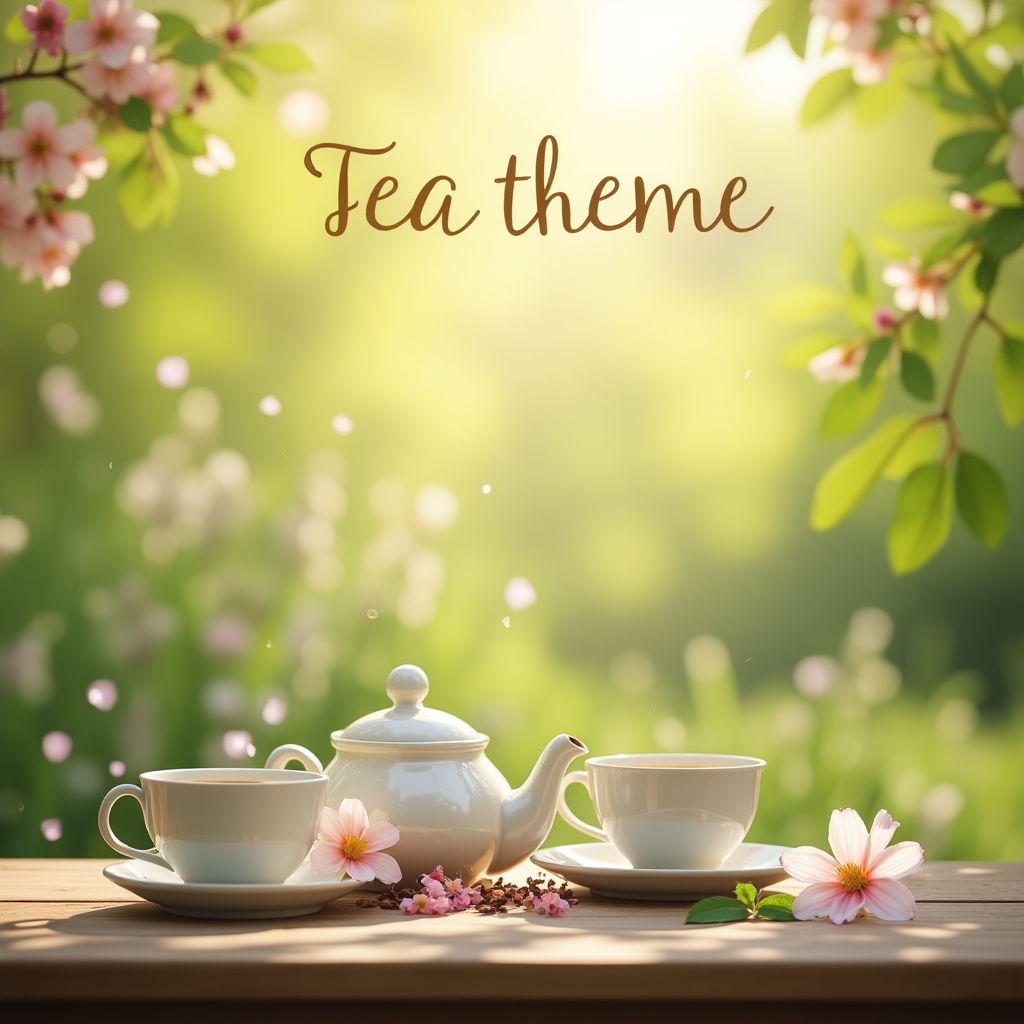 Tea theme album design source files